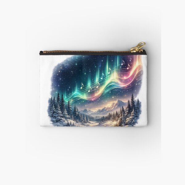 Item preview, Northern Lights as Sound Waves | Aurora Music Abstract | Nature Inspired Graphic Illustration designed and sold by NatureHarmony16.