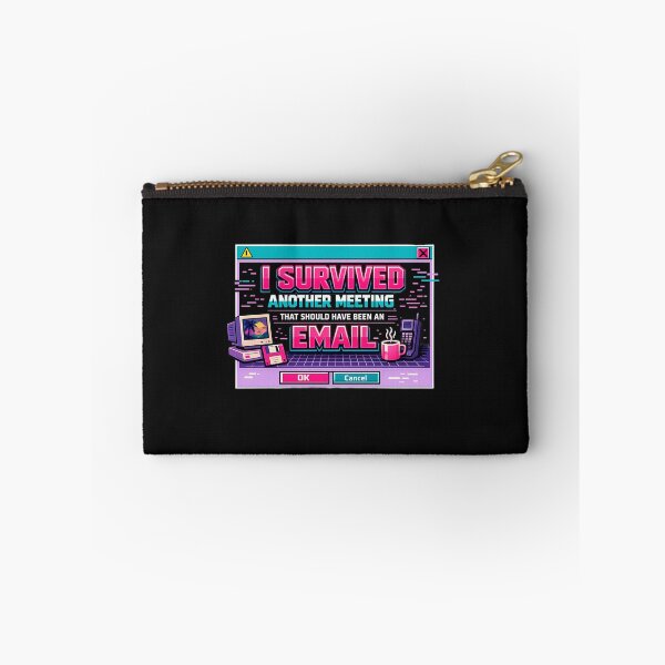Item preview, Survived Another Meeting Email Corporate Humor designed and sold by yanejoy.