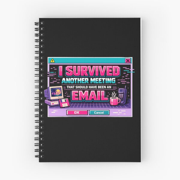 Item preview, Survived Another Meeting Email Corporate Humor designed and sold by yanejoy.