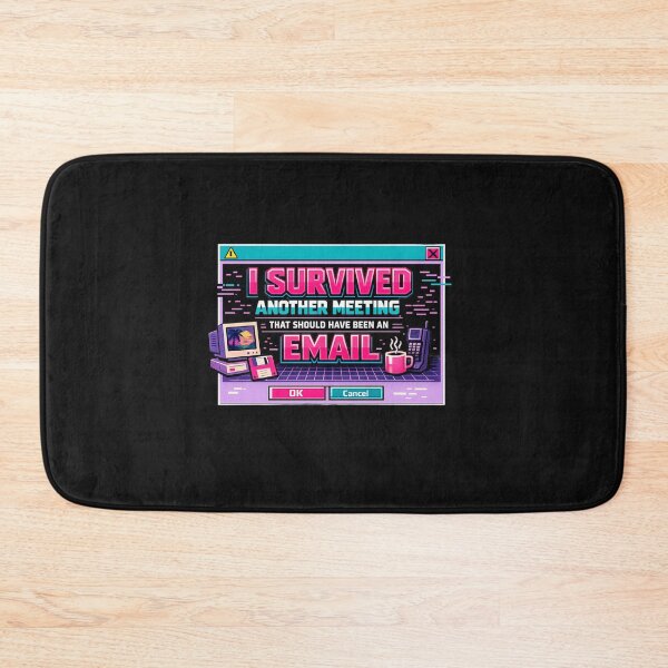 Item preview, Survived Another Meeting Email Corporate Humor designed and sold by yanejoy.