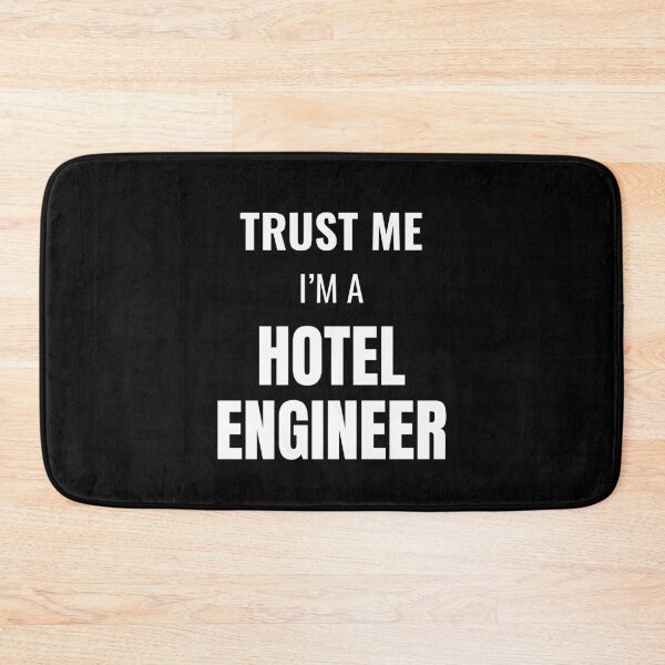 Item preview, Trust Me I'm a Hotel Engineer (White) designed and sold by ShipCrewNation.
