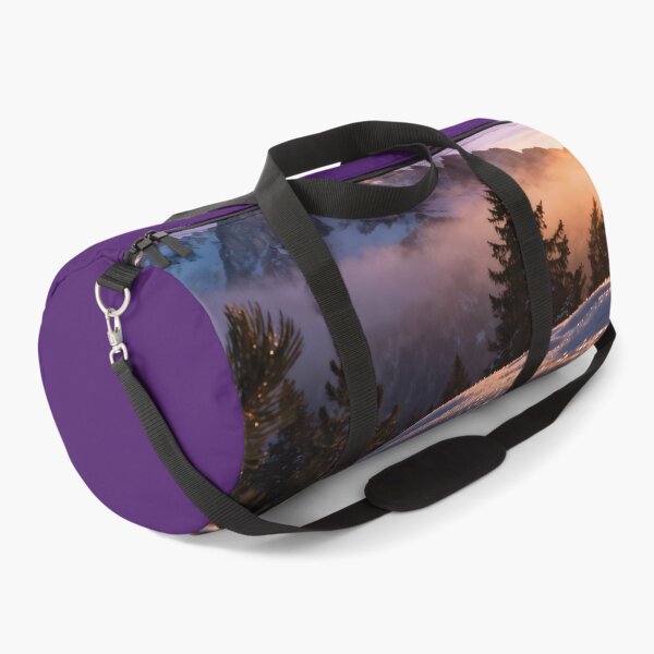 Item preview, Magical Winter Mountain Sunset with Sparkling Snow and Pine Trees designed and sold by Dezinix.