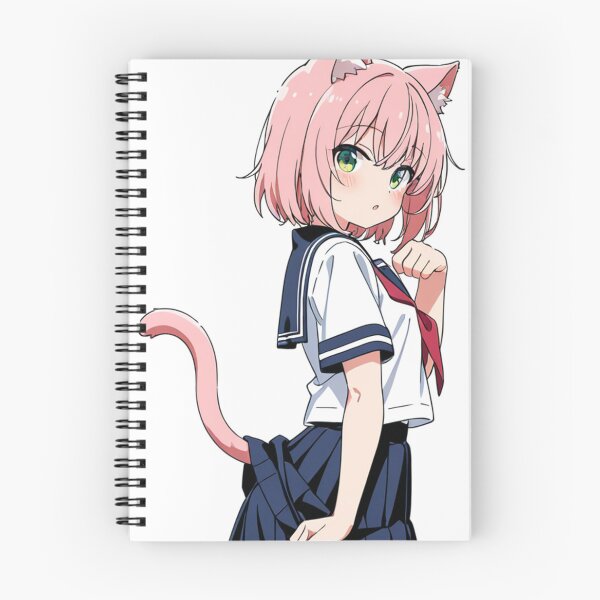 Item preview, Art - Cat Girl, Colorful kawaii manga illustration designed and sold by AnimeShin.