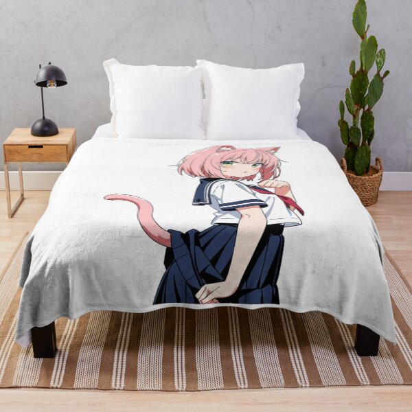 Item preview, Art - Cat Girl, Colorful kawaii manga illustration designed and sold by AnimeShin.