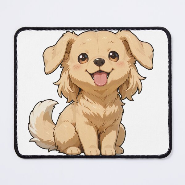 Item preview, Cute Fluffy Puppy Sitting designed and sold by RenderedDesires.