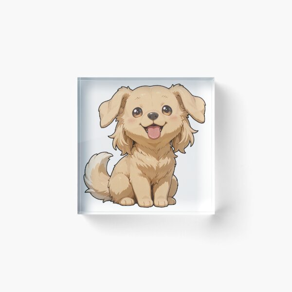 Item preview, Cute Fluffy Puppy Sitting designed and sold by RenderedDesires.