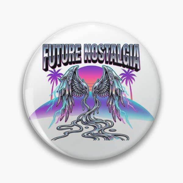 Item preview, Cyber Angel Wings Streetwear Graphic – "FUTURE NOSTALGIA" designed and sold by YourWearPulse.