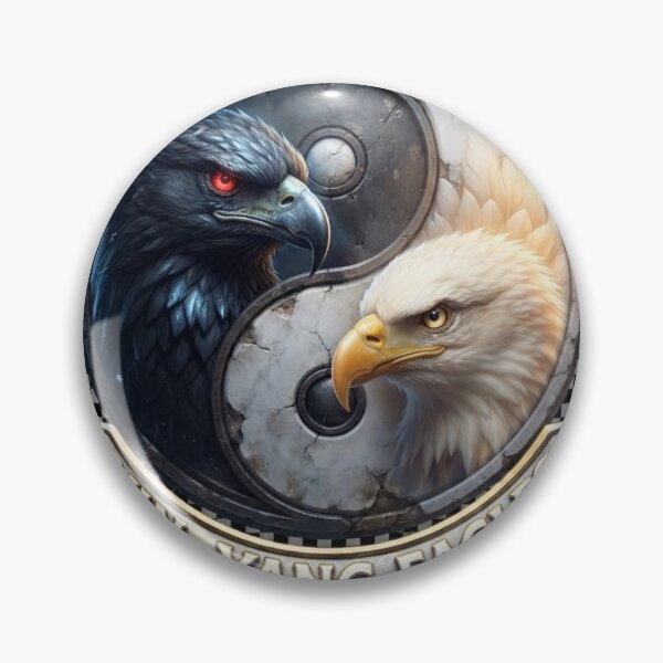 Item preview, Yin‑Yang Eagles – Dual Force Emblem designed and sold by MalinStyle.