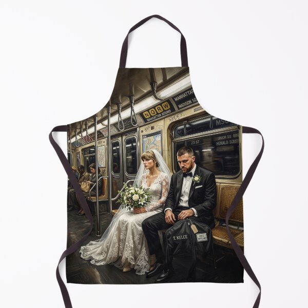 Item preview, Taylor Swift Travis Kelce Riding NYC Subway To Wedding designed and sold by Home Decor Art.