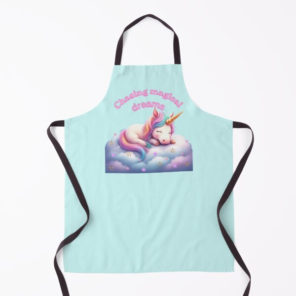 Item preview, Chasing Magical Dreams Sleeping Unicorn With Stars" designed and sold by TheFrameVault.