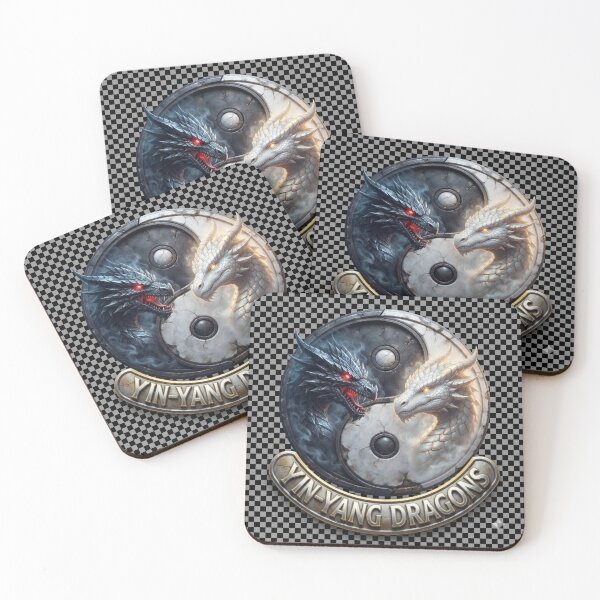 Item preview, Yin‑Yang Dragons – Dual Flame Emblem designed and sold by MalinStyle.