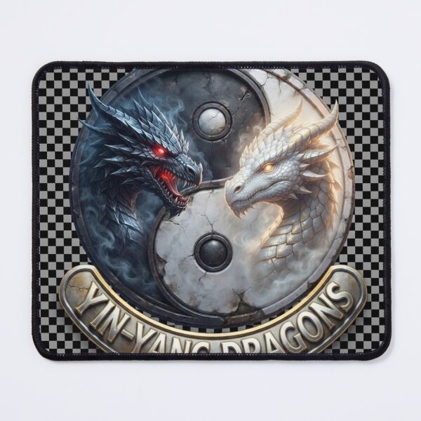 Item preview, Yin‑Yang Dragons – Dual Flame Emblem designed and sold by MalinStyle.