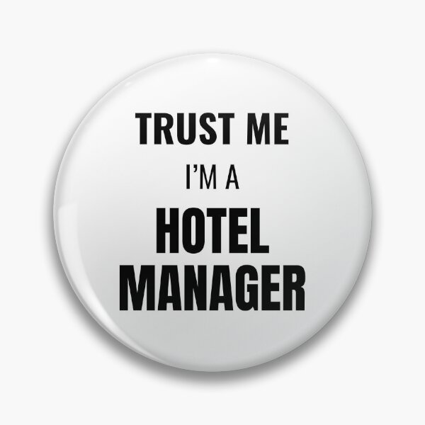 Item preview, Trust Me I'm a Hotel Manager (Black) designed and sold by ShipCrewNation.