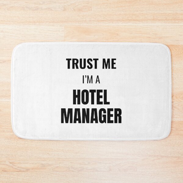 Item preview, Trust Me I'm a Hotel Manager (Black) designed and sold by ShipCrewNation.