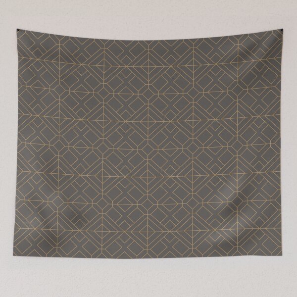 Item preview, Luxury bronze geometric pattern, abstract architectural minimal design designed and sold by Aurum-design.