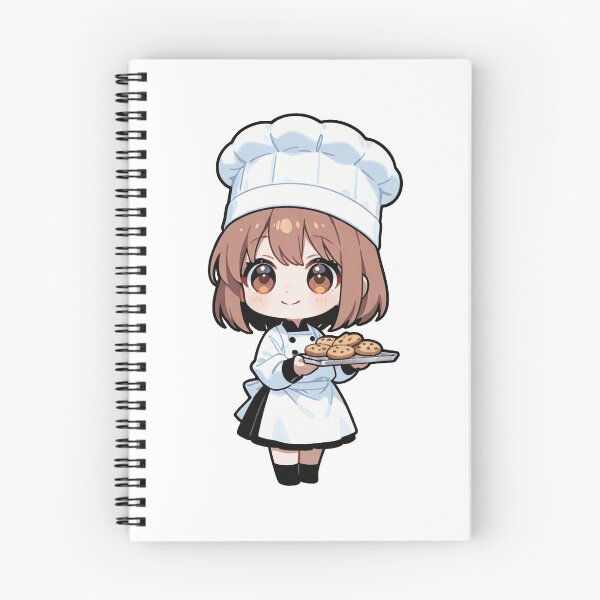 Item preview, Cute Baker Girl with Cookies designed and sold by RenderedDesires.