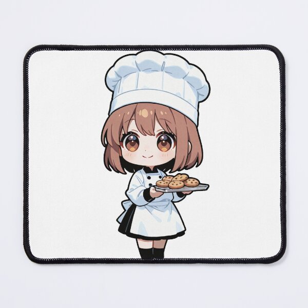 Item preview, Cute Baker Girl with Cookies designed and sold by RenderedDesires.