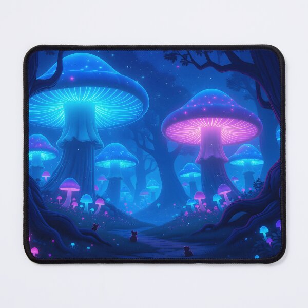 Item preview, Psychedelic Mushroom Fantasy Forest designed and sold by Fanta-sticky.