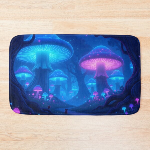 Item preview, Psychedelic Mushroom Fantasy Forest designed and sold by Fanta-sticky.