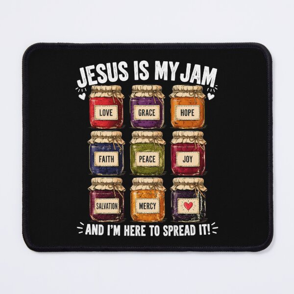 Item preview, Jesus is My Jam and I'm Here to Spread It designed and sold by OlakunleOloroz.