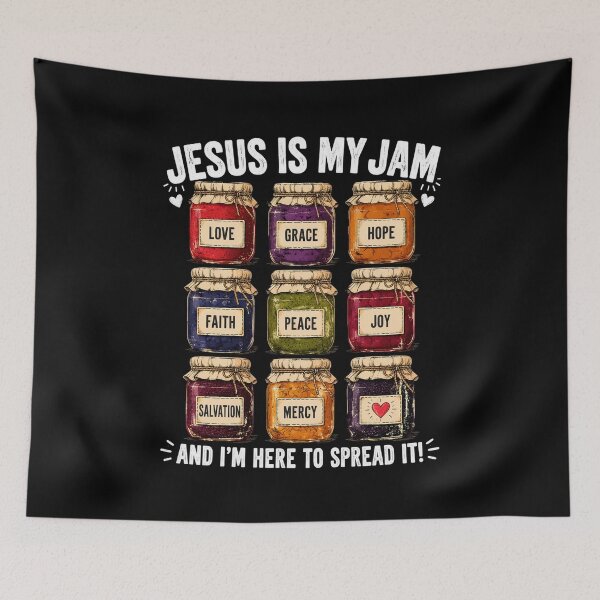 Item preview, Jesus is My Jam and I'm Here to Spread It designed and sold by OlakunleOloroz.