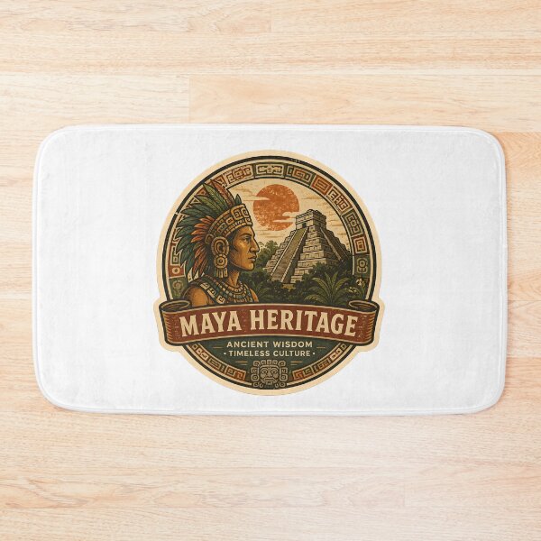 Item preview, Vintage logo inspired by the Mayan civilization and its pyramids designed and sold by Dax Studio.