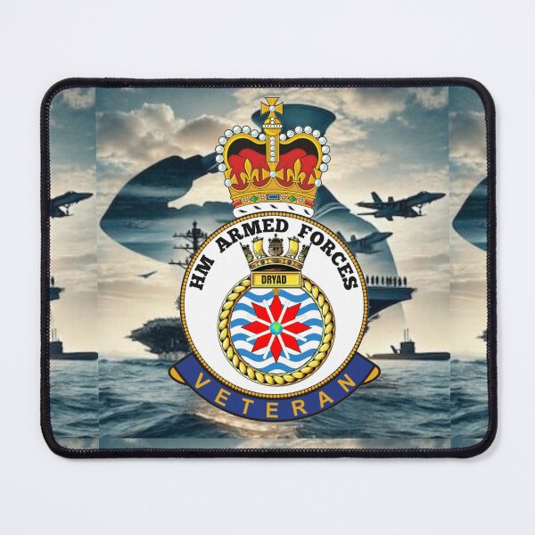 Item preview, HMS Dryad Royal Navy HM Armed Forces Veteran designed and sold by Bootneckstore.
