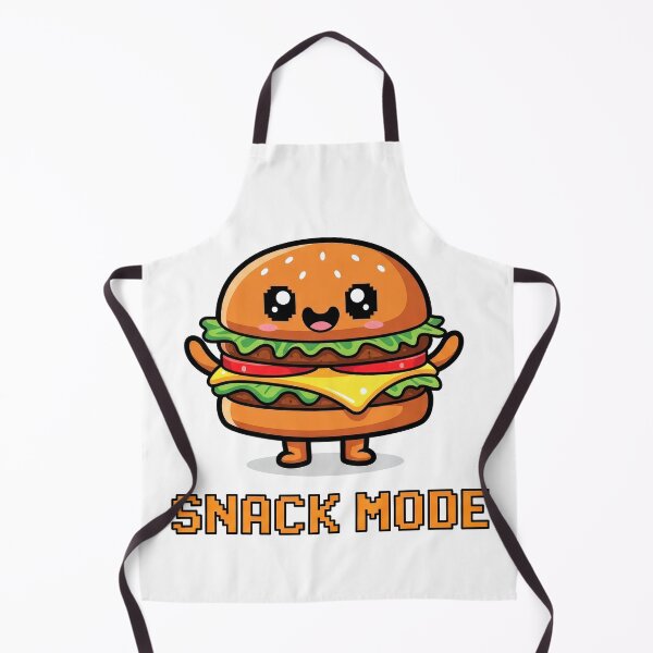 Item preview, Snack Mode Cute Kawaii Burger Pixel Art Gaming designed and sold by DigitalArtx-com.