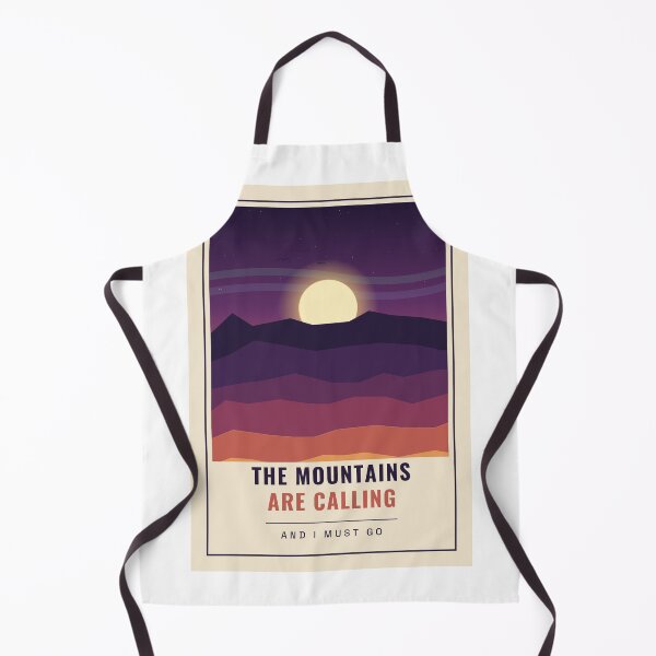 Item preview, The Mountains Are Calling – Vintage Dawn Poster designed and sold by SokolPrint.