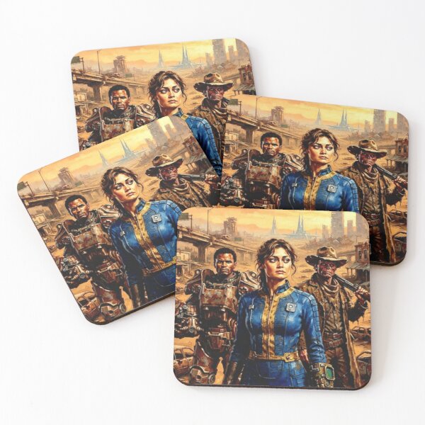 Item preview, Fallout Retro Sci-Fi Post-Apocalyptic Wasteland Vault Dweller Tribute Art TV Show Poster designed and sold by Art's Diner.