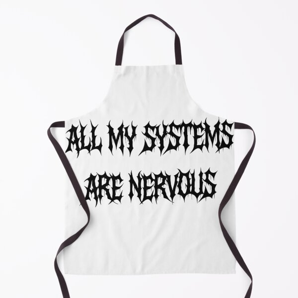Item preview, All my systems are nervous, font metalcore designed and sold by HerrArqan ⭐️⭐️⭐️⭐️.
