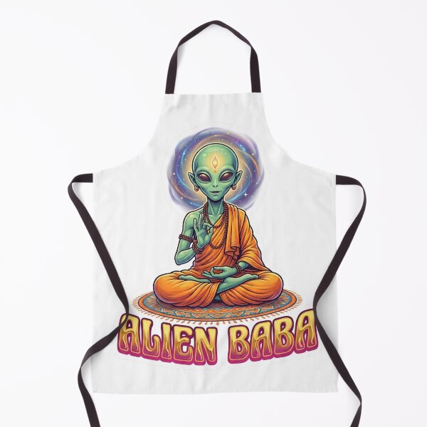 Artikelvorschau, Cosmic Guru Alien Baba Meditationsaufkleber entworfen und verkauft von krazzyremo.