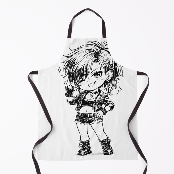 Item preview, Cute Cool Anime Girl Doodle designed and sold by NEKOAME-Japan.