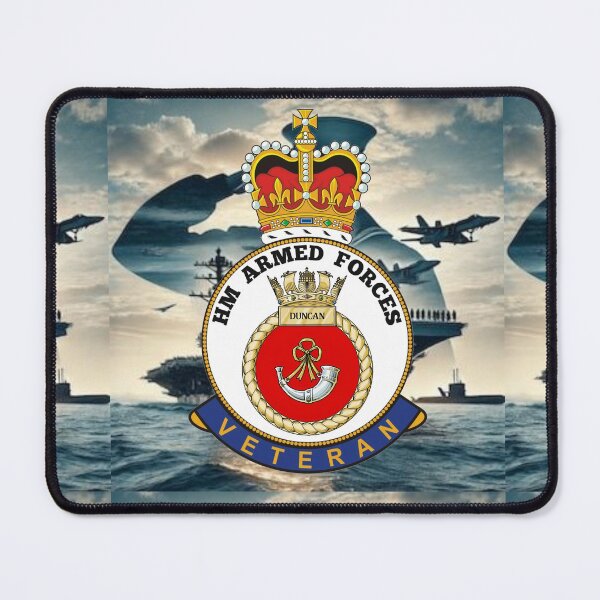 Item preview, HMS Duncan Royal Navy HM Armed Forces Veteran designed and sold by Bootneckstore.