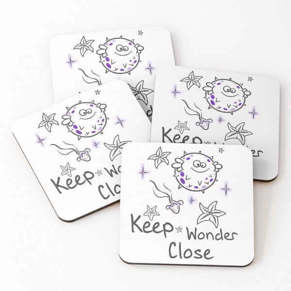 Item preview, Keep Wonder Close – Dreamer's Ocean Line Art Gift designed and sold by Samaya-.