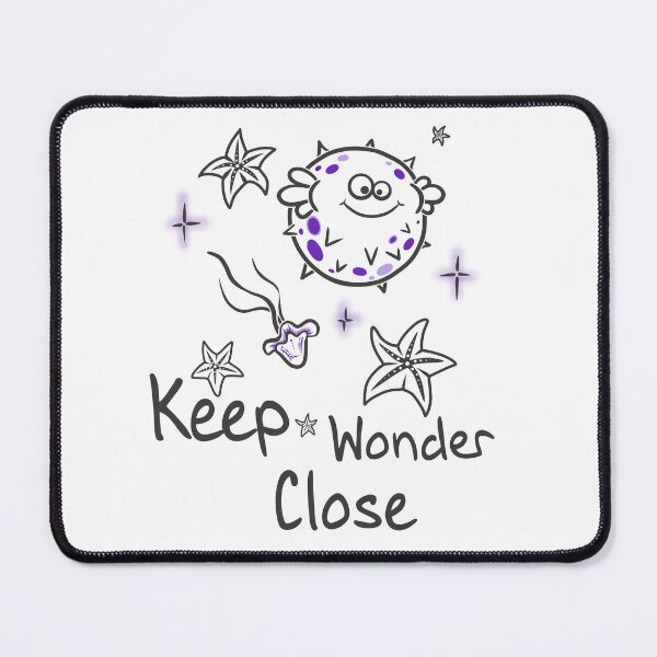 Item preview, Keep Wonder Close – Dreamer's Ocean Line Art Gift designed and sold by Samaya-.