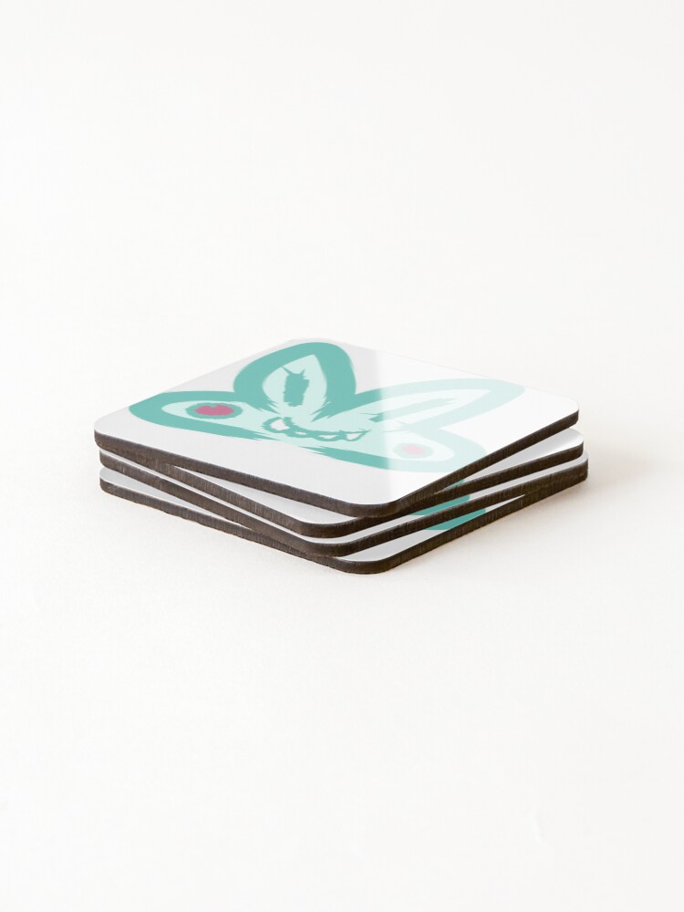Thumbnail 4 of 5, Coasters (Set of 4), Turquoise designed and sold by ErvinWeeks.