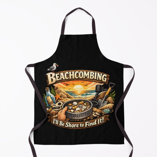 Item preview, Beachcombing I'll Be Shore to Find It - Funny Beach Treasure Hunter designed and sold by SidTastic .
