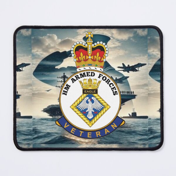Item preview, HMS Eagle Royal Navy HM Armed Forces Veteran designed and sold by Bootneckstore.