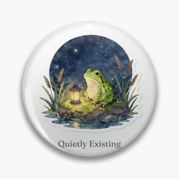 Item preview, Quietly Existing | Minimalist Introvert Quote designed and sold by Cozy Chaos Studio Co.