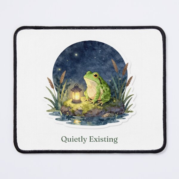 Item preview, Quietly Existing | Minimalist Introvert Quote designed and sold by Cozy Chaos Studio Co.