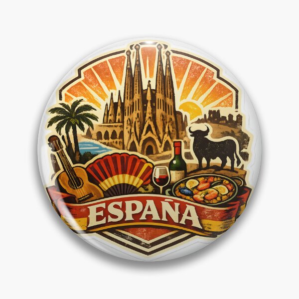 Item preview, Vintage Spain – Retro Logo Inspired by Spain designed and sold by Dax Studio.
