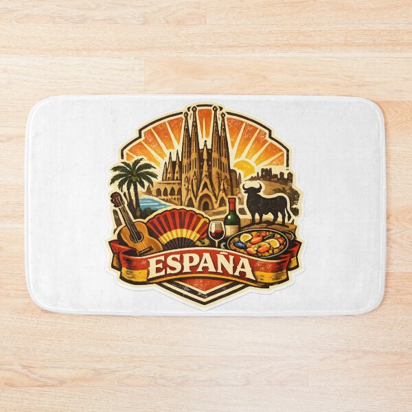 Item preview, Vintage Spain – Retro Logo Inspired by Spain designed and sold by Dax Studio.