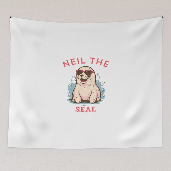 Item preview, Neil The Seal Funny Sunglasses Graphic for Meme Fans designed and sold by Art By C.Leine.M-24.