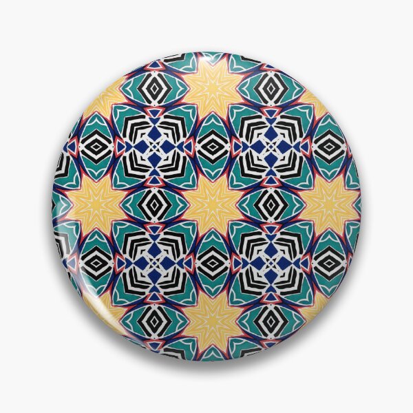 Item preview, Colorful Geometric Star Pattern with Bold Abstract Shapes designed and sold by SweetLilith.