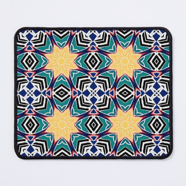 Item preview, Colorful Geometric Star Pattern with Bold Abstract Shapes designed and sold by SweetLilith.