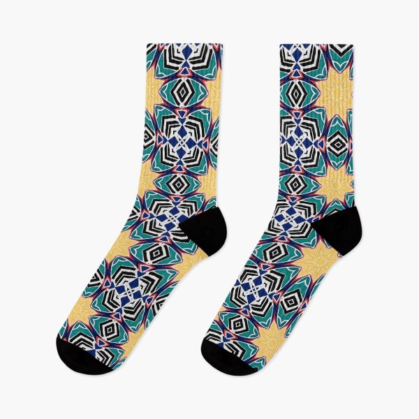 Item preview, Colorful Geometric Star Pattern with Bold Abstract Shapes designed and sold by SweetLilith.