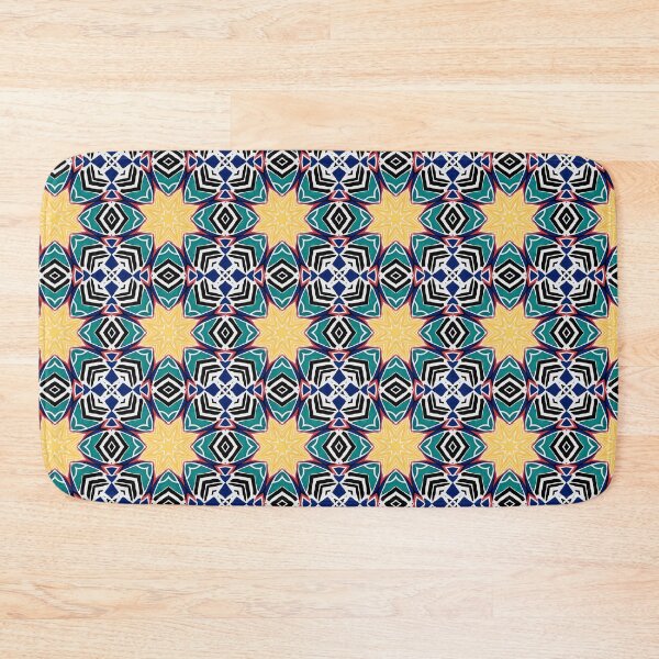 Item preview, Colorful Geometric Star Pattern with Bold Abstract Shapes designed and sold by SweetLilith.