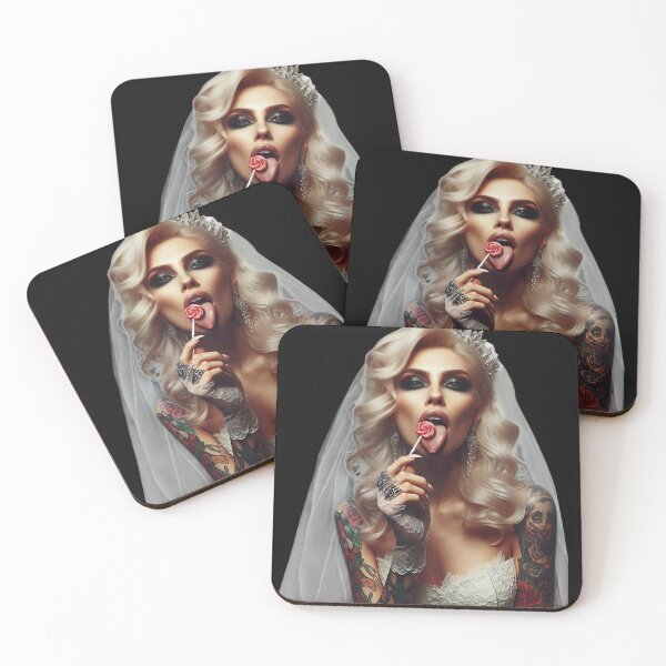 Item preview, Gothic Bride Tasting Crimson Candy designed and sold by Voodoo Store Paranormal Collections.