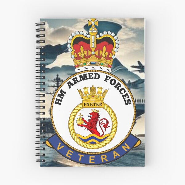 Item preview, HMS Exeter Royal Navy HM Armed Forces Veteran designed and sold by Bootneckstore.